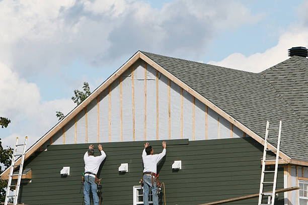 Professional Siding Replacement technician working in Burlington, MA